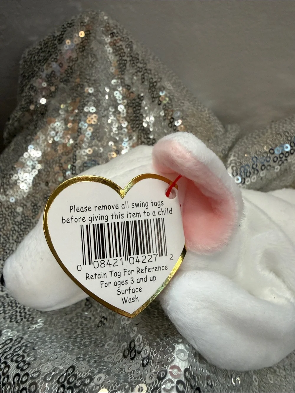 NWT Ty Butch the Bulldog Terrier Soft Beanie Baby